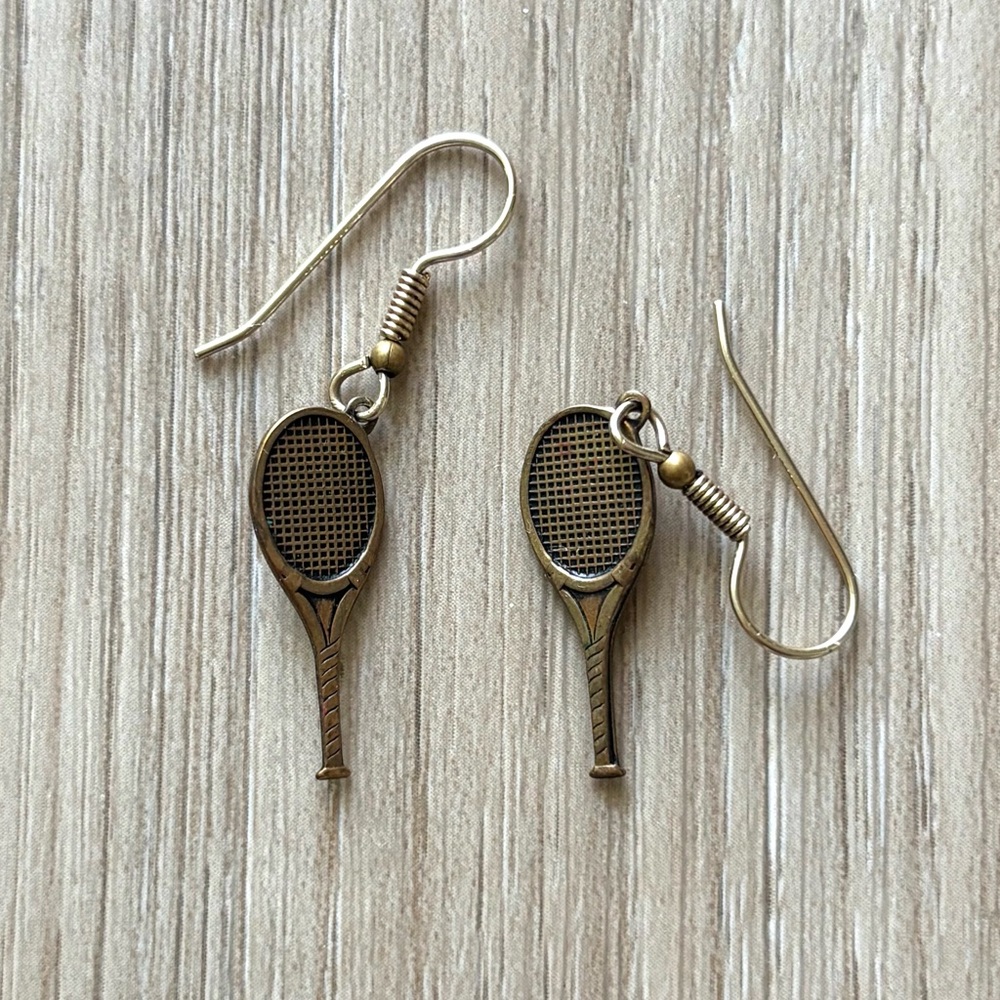 Tennis Dangle Earrings